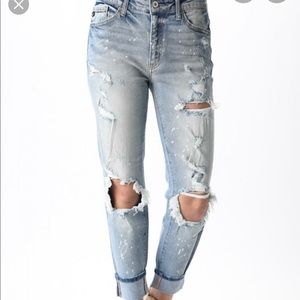 Distressed Kancan jeans